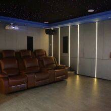 High-end Movie and Television Hall Electric Multi-functional Luxury Leather Sofa Villa Home Theater Sofa Audio-visual Room Sofa thumbnail-2