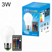 Indoor Decoration Remote Control 5W E27 RGB SMD LED Smart Light Bulbs LED Bulb Light thumbnail-3