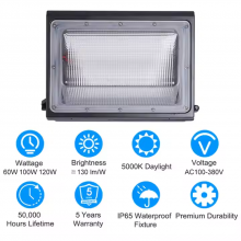 Garden Ligthling Ip65 Waterproof Outdoor Wall Mounted Lights Outside 60w 100w 120w Led Wall Lamp thumbnail-2