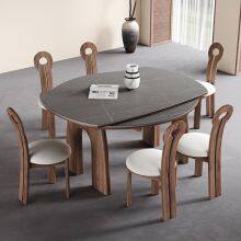 Folding Solid Wood Dining Table thumbnail-5