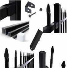 Easy Installation Garden Fence Steel Metal Rail Picket Fencing Carbon Steel Frame Posts for Home Farm Garden Use thumbnail-4