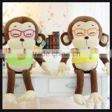 plush animals long arms and legs monkey plush toy