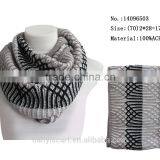 Gray Color Scarf Christmas Scarfs Woman Infinity Circle Knited Scarves thumbnail-1