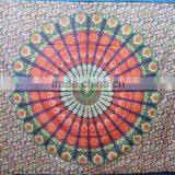 New Arrival Mandala Round Printed Bedsheet Boho Bohemian Cotton Bedspread Wall Hanging thumbnail-6