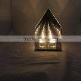 Infinity Lights,infinity Mirror for Household Concept,house Shaped Candle Holder thumbnail-2