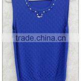 Fashion OL Knitting Vest Lady's Sleeveless Pullover Sexy Vest thumbnail-1