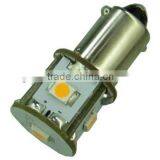 12V DC White Light 2835 5SMD AUTO BA9S LED Bulbs Signal Lights