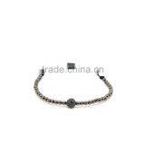 2016 Latest Round Bead Beaded Bracelet and Handmade Macrame Adjustable Rope Bracelet thumbnail-2