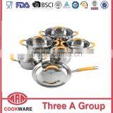 12Pcs Silicon High Quality Stainless Steel kitchenware Set