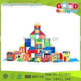 OEM Educational Building Blocks For Child Wooden City Blocks