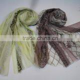 Fashionable Long Lady's Scarf Factory Fashion Print Cotton Scarf Wholesale thumbnail-4