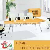 Hot Sale Best Price High Quality Aluminum Frame Wooden Melamine Modern Fashion Design Conference Desk Meeting Table
