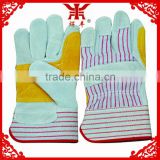 factory-outlet different grades 10.5 inch reinforced palm cow split leather hand gloves
