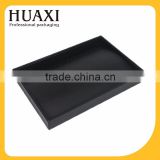 High quality Black lacquered wooden tray jewelry display tray