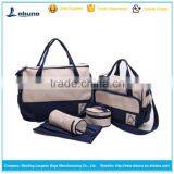 Large Capacity Cute Diaper Bags With Changing Pad 5 Pieces Set Best Quality Choice thumbnail-1