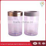 PS transparent double wall ice bucket
