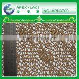 Elastic Mesh Fabric Polyester Mesh Lace Fabric for Girls Flower Lace Dress-APN3709