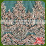 WOMAN PARTY DRESS CHOICE SEQUINED BEADS MESH EMBROIDERY FABRIC thumbnail-2