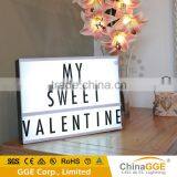 Cinematic Lightbox Cinema Personalised Light Up Box Board Banner Marquee Vintage Cinema Light Box