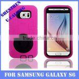 Hybrid Heavy Duty Ring Holder Protective Case For Samsung Galaxy S6 Cover thumbnail-6