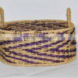 Handmade Natural Wicker Basket Made in Vietnam