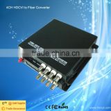 4Ch 720P/960P HD CVI/AHD/TVI Converter Fiber Optic to BNC Digital Video Converter