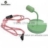 New Design Wall Lamp, Green Wall Light With Braided Wire Power Cord thumbnail-1
