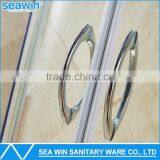 High Quality Frameless Tempered Glass Hinge Circular Sector Shower Enclosure thumbnail-2