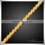 18K Gold Simple Trendy Mens Bracelet Models thumbnail-2