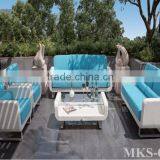 Luxury Design Garden Sofa Set - 1.2 Thickness Alu Frame With Power Coating Hand Woven by Wicker thumbnail-1