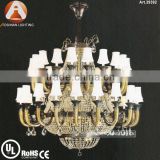 40 Light Large Crystal Chandelier for Hotel Decoration