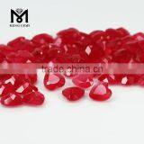 High Quality Precious Heart Machine Cut Natural Red Jade Gemstone thumbnail-2