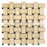 Beige Natural Stone Mosaic, Spanish Crema Marfil Marble Mosaic Price