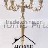 Gold Weddings Centre Table Candelabra With Flower Bowl