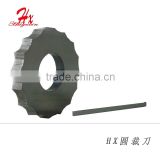 circular steel cord blade(used in calendering warehouse of tire industry)