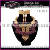 African Fashion Wedding Jewelry Set AJS4265 thumbnail-1