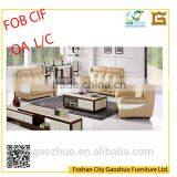 2016 New Elegant Modern Living Room 1+2+3 Learher Sofa Set With Low Armrest thumbnail-1