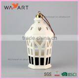 Decorative House Shape White Ceramic Candlestick Wedding thumbnail-1