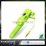 Factory Wholesale Mini Universal Cable Mini Monopod Selfie Stick