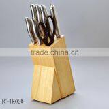 SUS430 Funny Kitchen Knife Set With Filling Handle