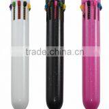 Shiny Barrel Gift 10 in 1 Colors Ball Pen Parts and Functions