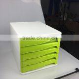 Hot Selling pp Plastic Office 5 Drawers Filing Cabinet thumbnail-5