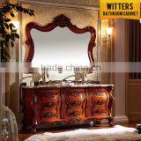 Custom Design Europe Antique Solid Wood Bathroom Cabinet