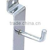 Foshan Chrome Plating Small Hooks Slatwall Hooks for Shops D34