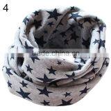 Stars Children's Cotton Neckerchief Kids Boy Girl Scarves Shawl Unisex Winter Knitting thumbnail-5