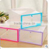 2016 Best Selling Clear Plastic Shoes Storage Box Household Articles Bins for Sale thumbnail-2