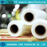 Hot sell smooth transparent machine LLDPE packaging casting stretch film roll the lowest price