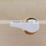 24mm 28mm Wholesale Shiny Gold Aluminum Lotion Pump Cap for Shampoo Bottle thumbnail-6