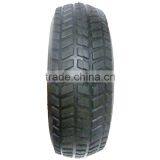 10 Inch 10x3.5 Plastic Rim Ball Bearing Semi-pneumatic Solid Rubber Wheel for Toys, Hand Trucks, Tool Carts thumbnail-3