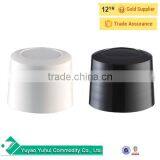 Black and White Large Diameter Plastic Caps Screw on Cap thumbnail-1